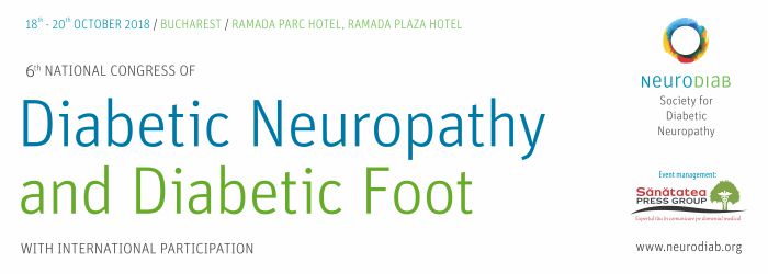 Congresul Național de Neuropatie Diabetică și Picior Diabetic: 18-20 octombrie, București